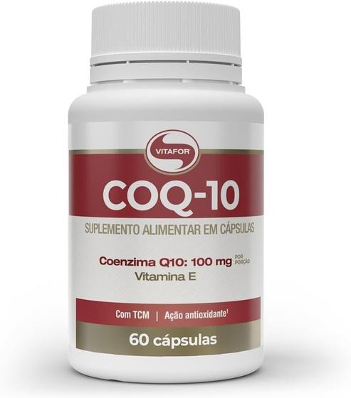 Imagem de Coenzima Coq10 100Mg por Porção+ Vit E 60 Caps Vitafor