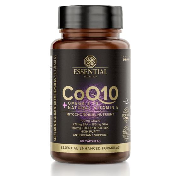 Imagem de Coenzima Essential Q10 Com Ômega 3 Tg 60 Cápsulas