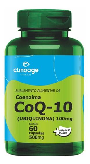 Imagem de Coenzima q-10 100mg 60 capsulas clinoage