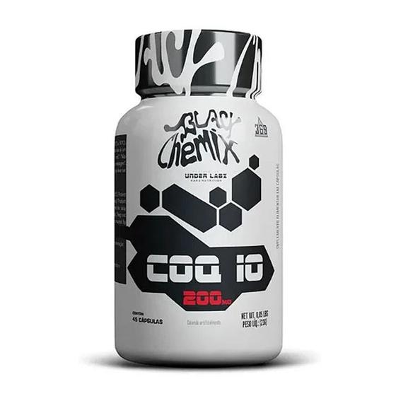 Imagem de Coenzima Q-10 200mg 45 Caps Black Chemix Coq-10 - Under Labz