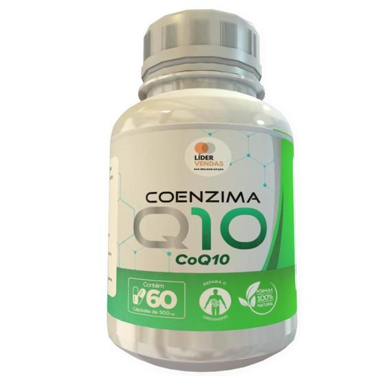 Coenzima Q10 100Mg 60 Cápsulas Lider Suplementos Coenzima Q10
