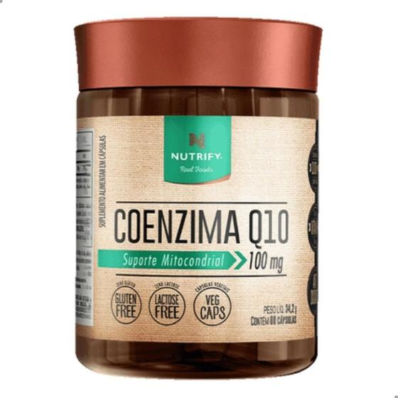Imagem de Coenzima Q10 100mg 60 Capsulas Nutrify