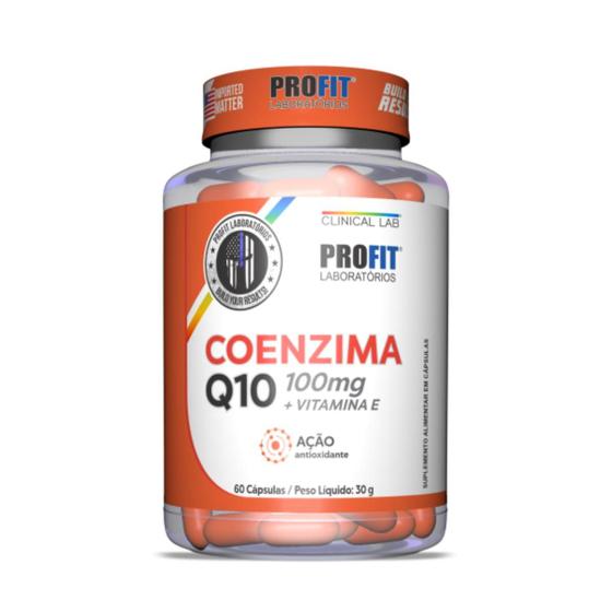 Imagem de Coenzima Q10 100mg + Vitamina E 20mg Profit 60 Cápsulas