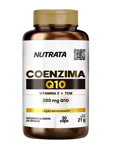 Imagem de Coenzima Q10 - 200mg - 30 Capsulas - Nutrata