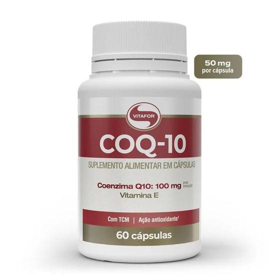 Imagem de Coenzima Q10 - 60 cap (100mg p/ porção) - Vitafor