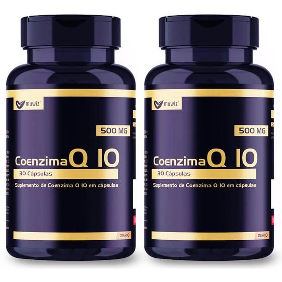 Coenzima q10 ubiquinol coq 10 vitamina q10 muwiz 30 caps kit 2 Imagem de Coenzima q10 ubiquinol coq 10 vitamina q10 muwiz 30 caps kit 2