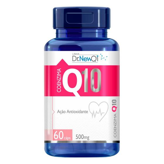Coenzima Q10 Ubiquinona Vitamina C 60 Cáps 500mg Dr. NewQi Menor preço em Coenzima Q10 Ubiquinona Vitamina C 60 Cáps 500mg Dr. NewQi