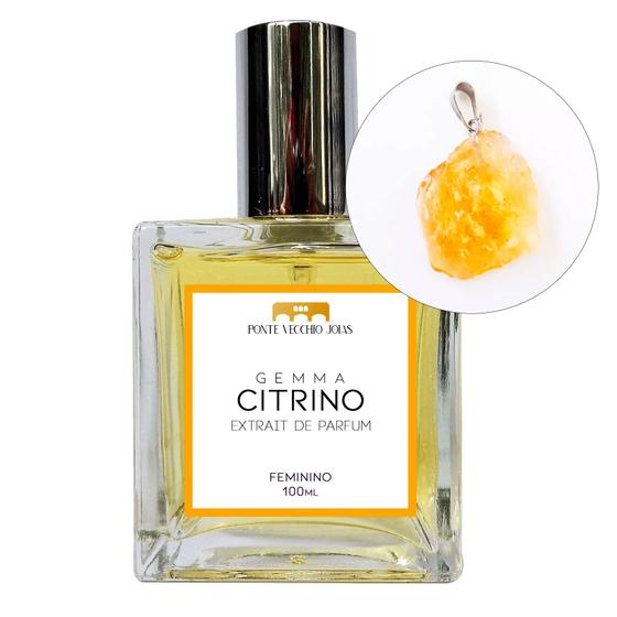 Imagem de Coffret Perfume Gemma Citrino 100ml + Colar em Prata 925