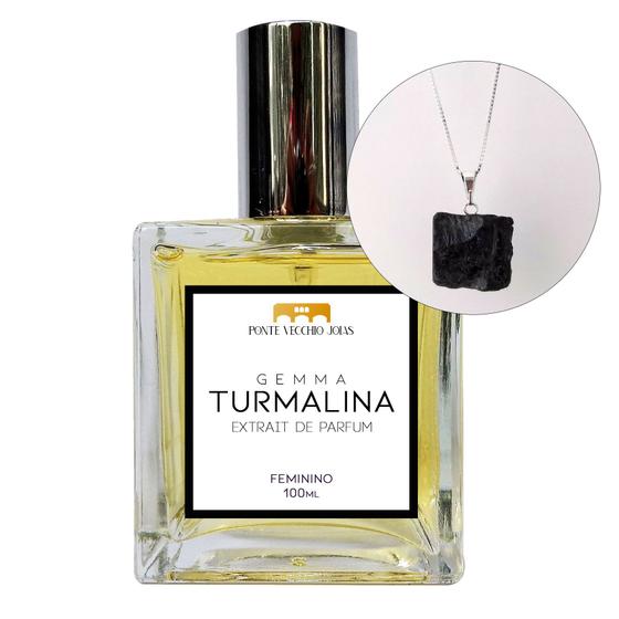 Imagem de Coffret Perfume Gemma Turmalina 100ml + Colar em Prata 925