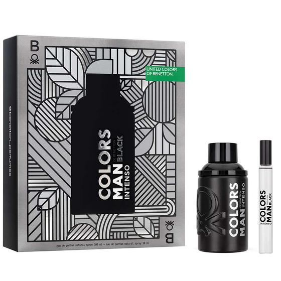 Imagem de Coffret United Colors Man Black Intenso Benetton Kit - Perfume Masculino EDP + Travel Size