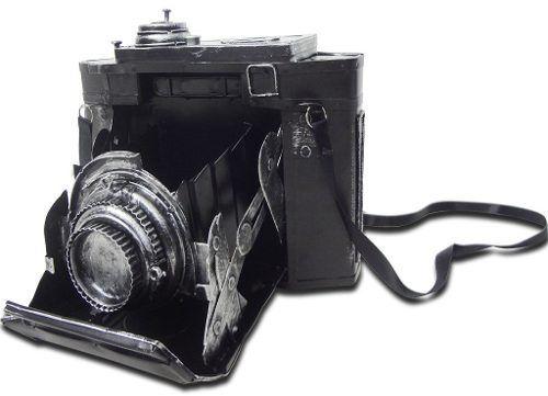 Imagem de Cofre Camera Fotografica Vintage Retro De Ferro Fundido 16cm (CJ-020)