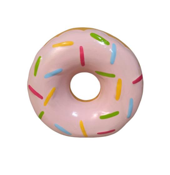 Imagem de Cofre Cofrinho Donuts Pequeno Decorativo - Rosa Ceramica