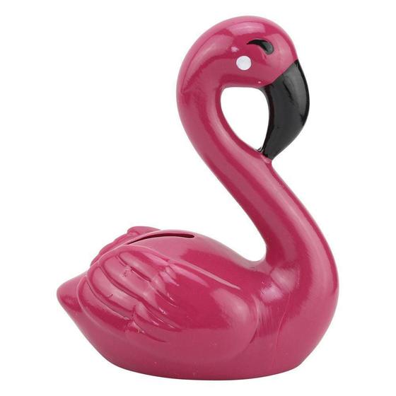 Imagem de Cofre Criativo Flamingo Em Cerâmica