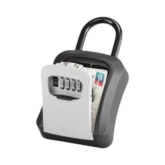 Imagem de Cofre de Aço à Prova d'Água com Chave e Código - Instalação para Exterior