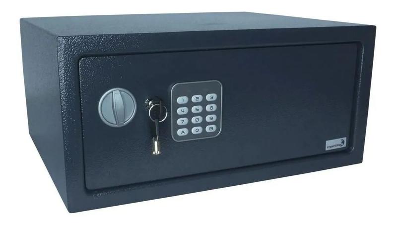 Cofre Digital Eletrônico 43 x 35 x 20 Cm IWCFS-003 Preto Menor preço em Cofre Digital Eletrônico 43 x 35 x 20 Cm IWCFS-003 Preto