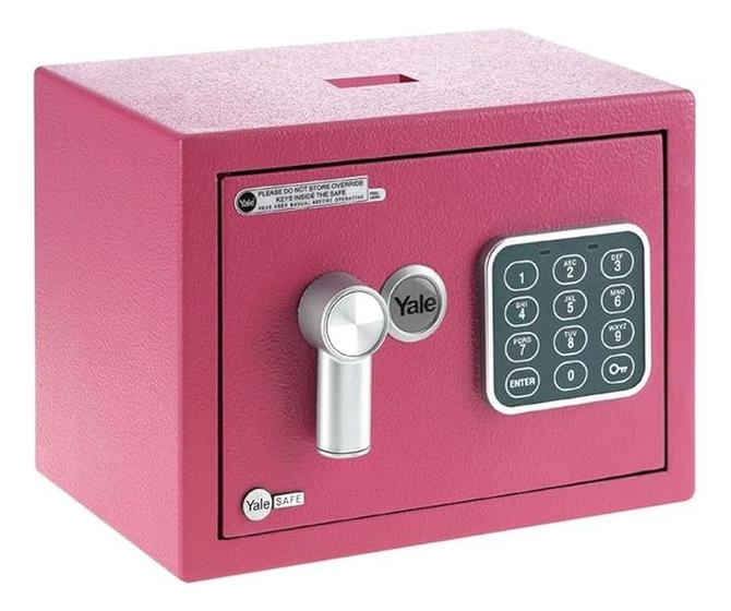 Imagem de Cofre Digital Eletronico Value Mini Yale Pink