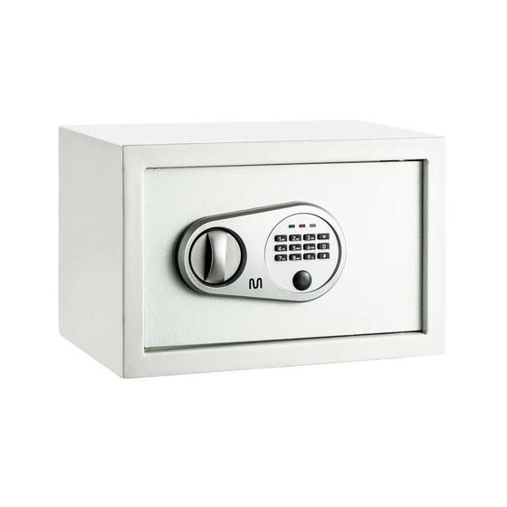 Imagem de Cofre eletrônico Branco (20 x 31 x 20)cm, OF008 , MULTILASER  MULTILASER