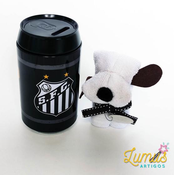 Imagem de Cofre Lata Com Toalha - Santos