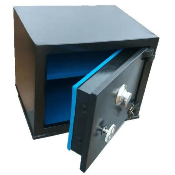 Imagem de Cofre Mega Forte 30cm Vazio Com 3 Combinações Numéricas + Kit Parafusos