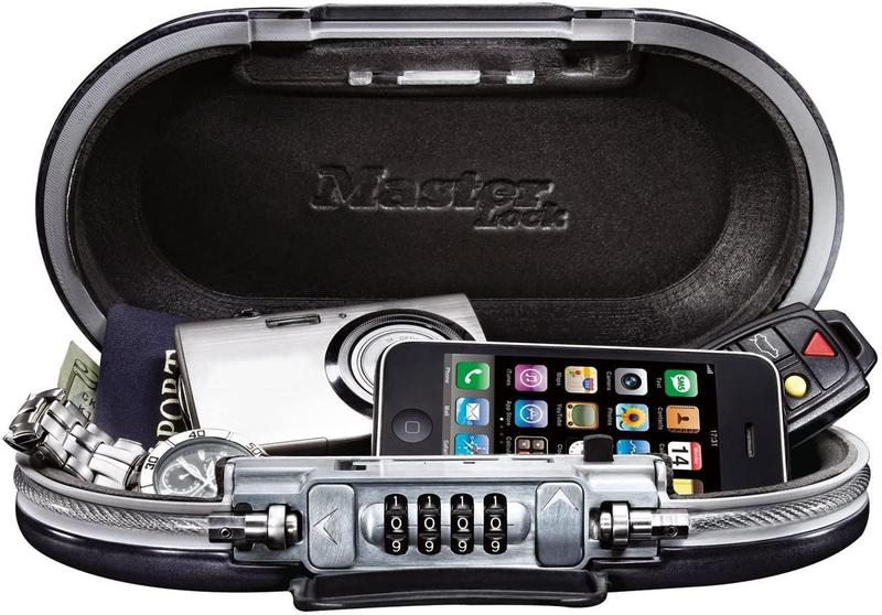 Imagem de Cofre Portátil Para Celular E Documentos Master Lock Preto