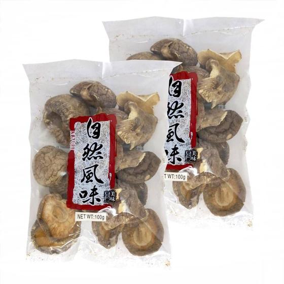 Imagem de Cogumelo Shitake Shiitake Desidratado 100g (Kit com 2)