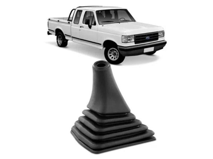 Imagem de Coifa de Câmbio sem Manopla Ford F-1000 1993 a 1998 Preta Pvc