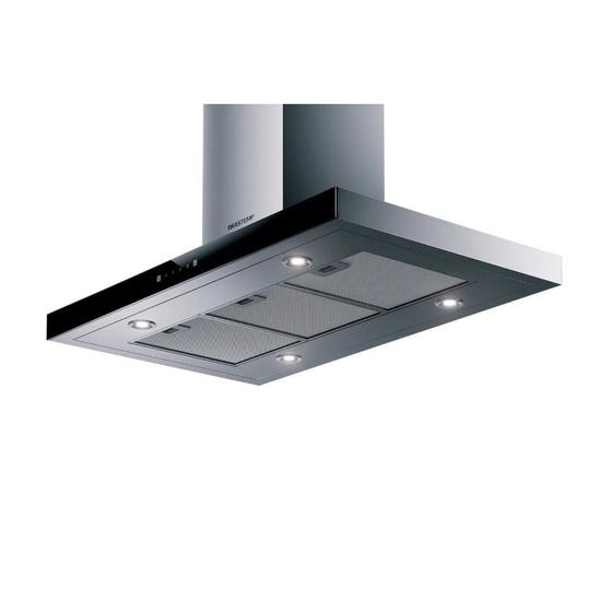 Imagem de Coifa de Ilha Brastemp 100cm Tbox Inox BAF10AR