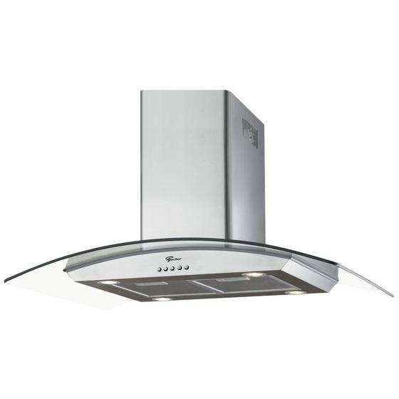 Imagem de Coifa De Ilha Fischer Island Fischer 90CM 127V 208W Inox/Vidro