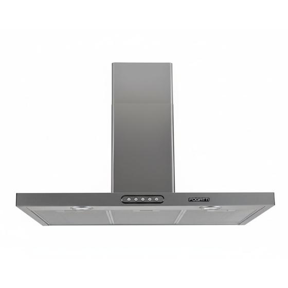 Coifa de Parede 75cm Retangular Duto Slim Fogatti Inox