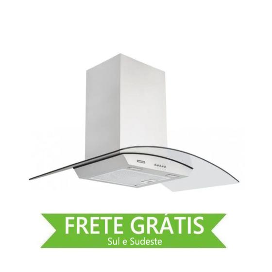 Imagem de Coifa de Parede 90 cm Aço Inox + Vidro New Vetro 127 V Tramontina 95800/007