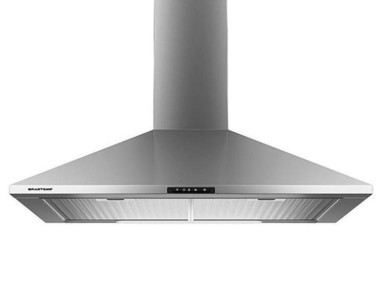 Coifa de Parede Brastemp 60 Cm Piramidal Inox - 220v - Bai60brbna