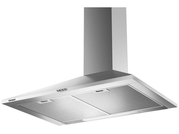 Imagem de Coifa de Parede Consul 60cm Inox Piramidal 4 Bocas Duplo Filtro CA060BR