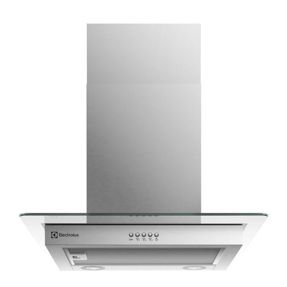 Imagem de Coifa de Parede Electrolux 60cm de Vidro Efficient CE6VX Inox 127V