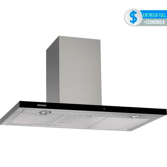Coifa De Parede Granada Slim Touch 90 Cm Suggar Inox Menor preço em Coifa De Parede Granada Slim Touch 90 Cm Suggar Inox