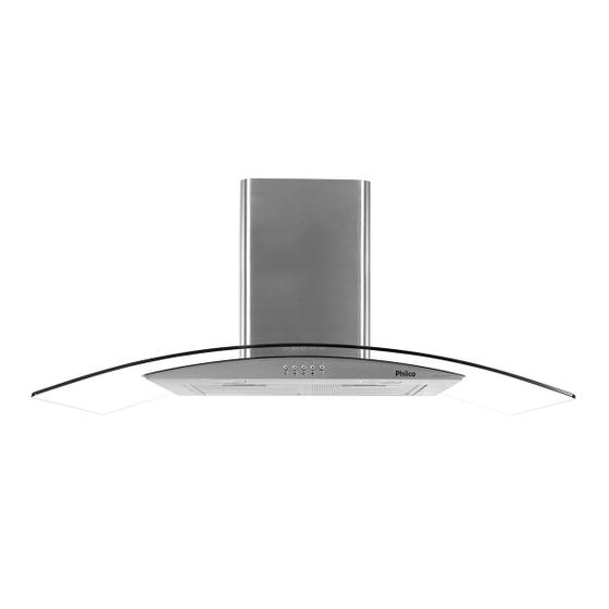 Imagem de Coifa de Parede Philco PCO90G Curva 90cm Inox Dupla filtragem