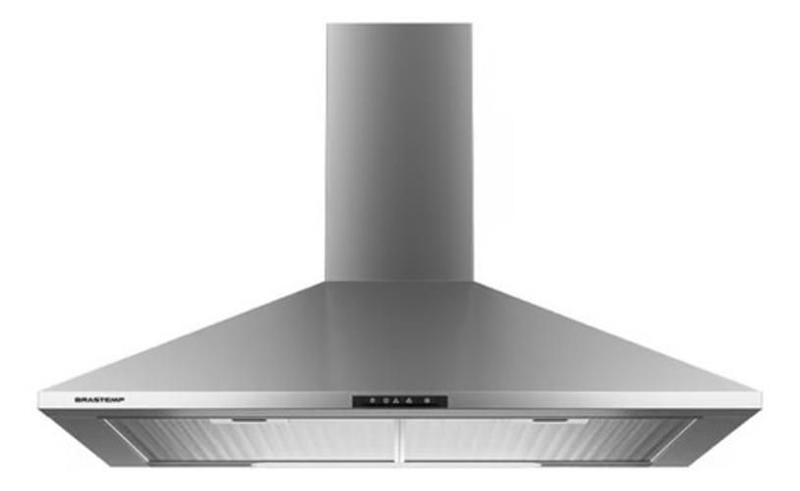 Imagem de Coifa De Parede Piramidal 2 Funcoes 60Cm Inox 220V Brastemp