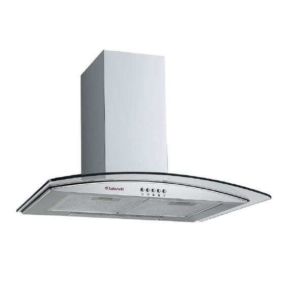 Imagem de Coifa de Parede Safanelli  60cm Vidro Curvo Inox CVC60127 - 127 Volts