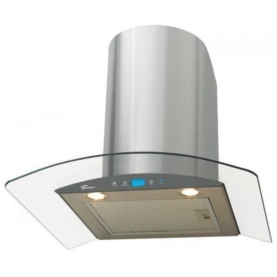 Imagem de Coifa de Parede Vidro Digital Talent Touch 60cm Fischer 127V Inox