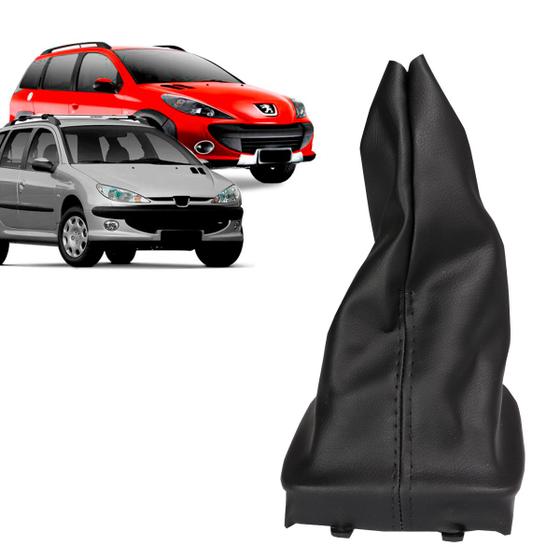 Imagem de Coifa Do Cambio Peugeot 206 207 E Sw 2000 Até 2015 Preto