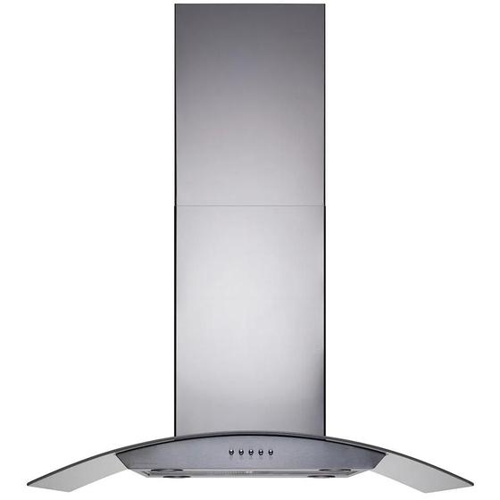 Imagem de Coifa e Depurador de Ilha 90cm Cadence Gourmet Vidro Curvo Inox 127V - CFA502