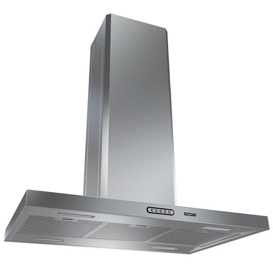 Coifa Ilha 90cm Retangular Fogatti Inox Menor preço em Coifa Ilha 90cm Retangular Fogatti Inox