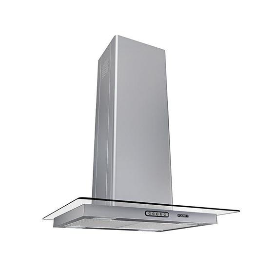 Coifa Ilha Vidro Reto Inox 60cm Fogatti Menor preço em Coifa Ilha Vidro Reto Inox 60cm Fogatti