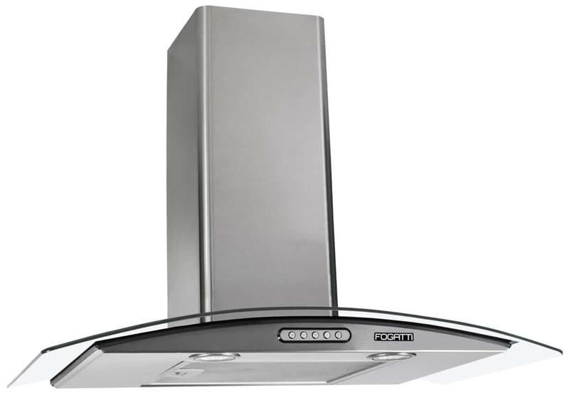 Imagem de Coifa Parede Vidro Curvo 70cm Fogatti Slim Inox