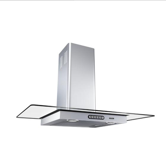 Imagem de Coifa Vidro Reto Inox Duto Slim 80cm 220v Nardelli