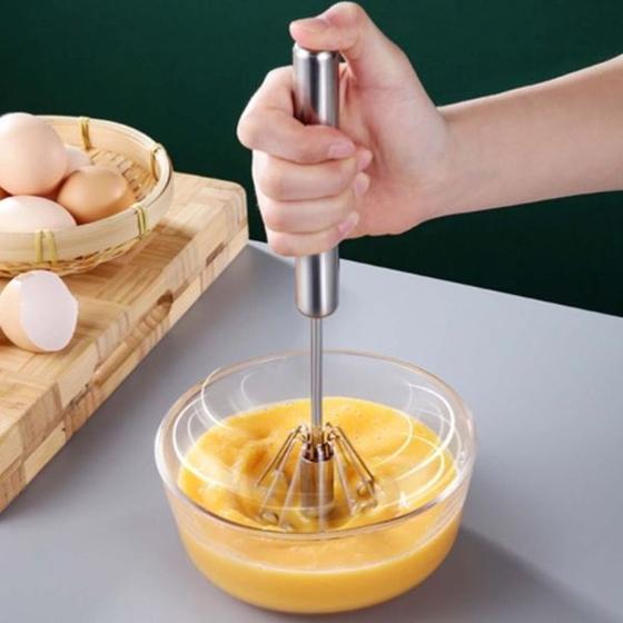 Imagem de Coisas Diferentes para Casa Fue Misturador Mixer Giratório Semiautomático Cozinha Batedor de Ovos