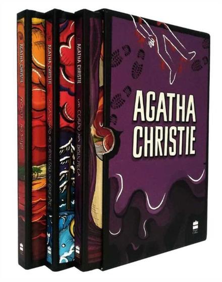 Imagem de Col. Agatha Christie - Box 1 - 3 Vol. (Roxo) - HARPERCOLLINS