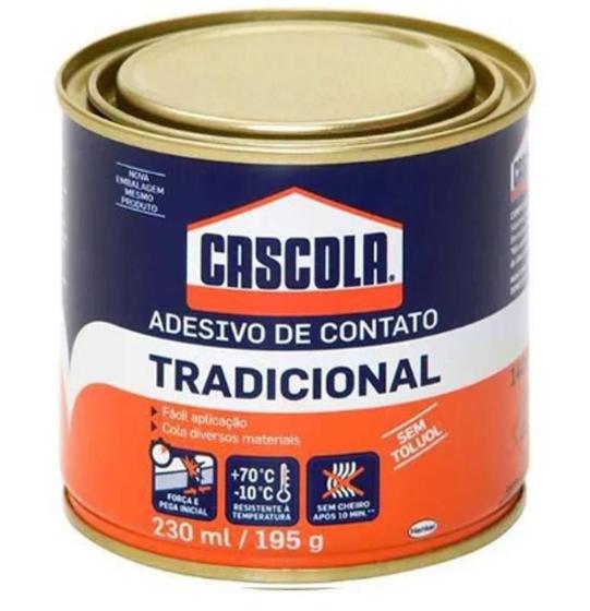 Imagem de Cola adesivo cascola contato tradicional 230ml 195gr