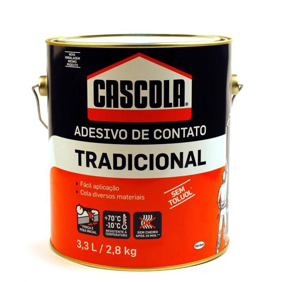 Imagem de Cola Adesivo De Contato 2,8kg Cascola Tradicional