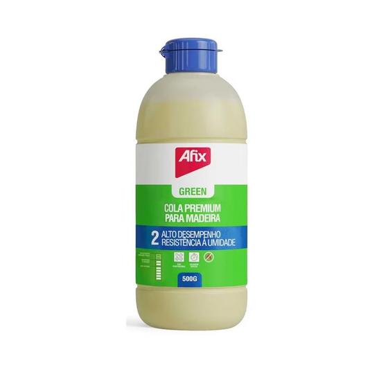Imagem de Cola Adesivo Premium 500g Resistente à Umidade Afix Green 2 Artecola