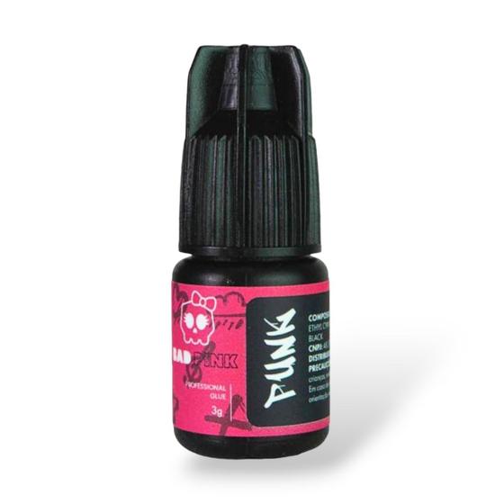 Imagem de Cola Adesivo Punk Para Extensão De Cilíos 3ml - Bad Pink